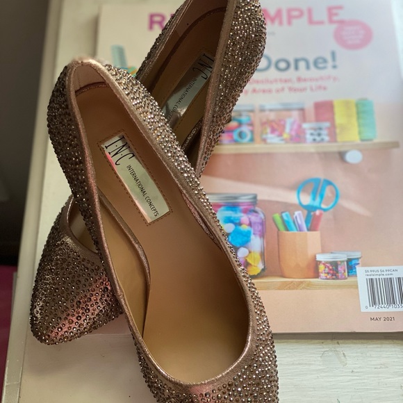 INC International Concepts Shoes - Rose Gold INC heels